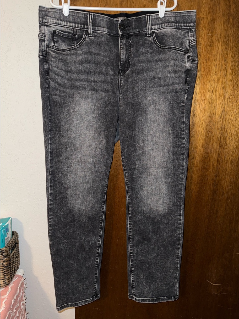 Torrid Bombshell Straight Black Washed Jeans